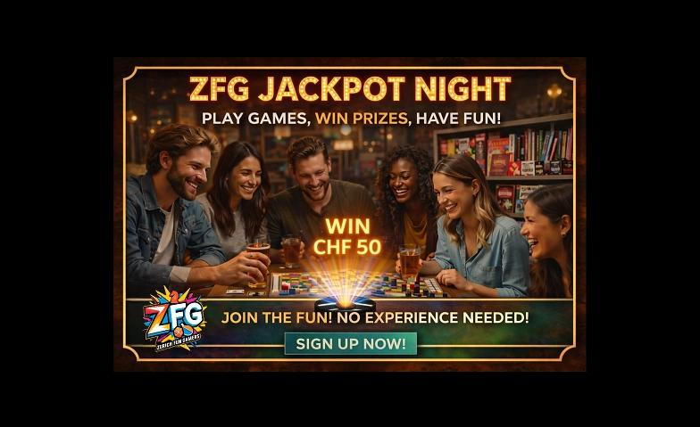 ZFG Jackpot Night: Board Games Zurich – Win CHF 50!