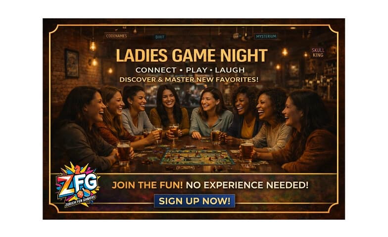 Board Games Zurich: Ladies Night & Social Gaming (ZFG)