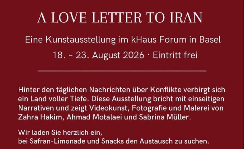 Finissage: A LOVE LETTER TO IRAN
