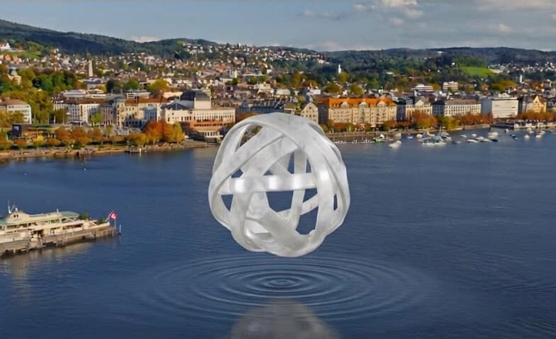 Swiss Lakes AR – Schwebende Skulptur über dem Zürichsee