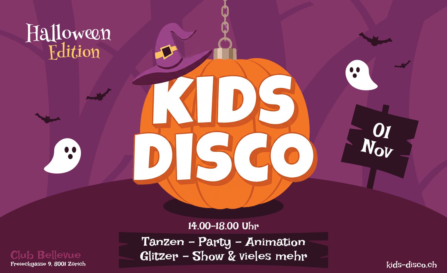 KIDS DISCO - HALLOWEEN EDITION 2 @ CLUB BELLEVUE