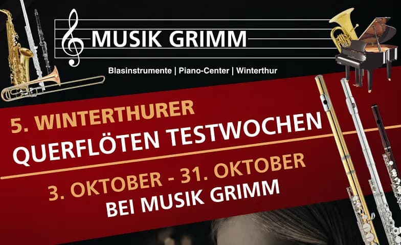 5. WINTERTHURER QUERFLÖTEN-TESTWOCHEN 3. BIS 31. OKTOBER