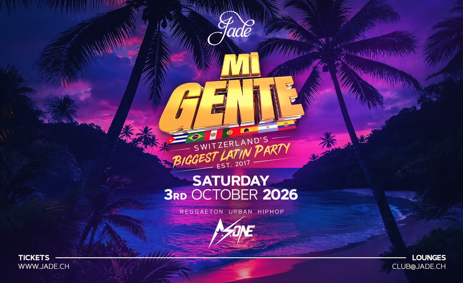 MI GENTE @JADE CLUB ZÜRICH