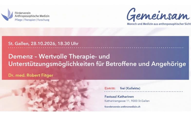 Demenz – Wertvolle Therapie- und Unterstützungsmöglichkeiten