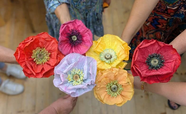 Rahmenprogramm Alles Echt!: Mohnblumen-Workshop mit Papina.c