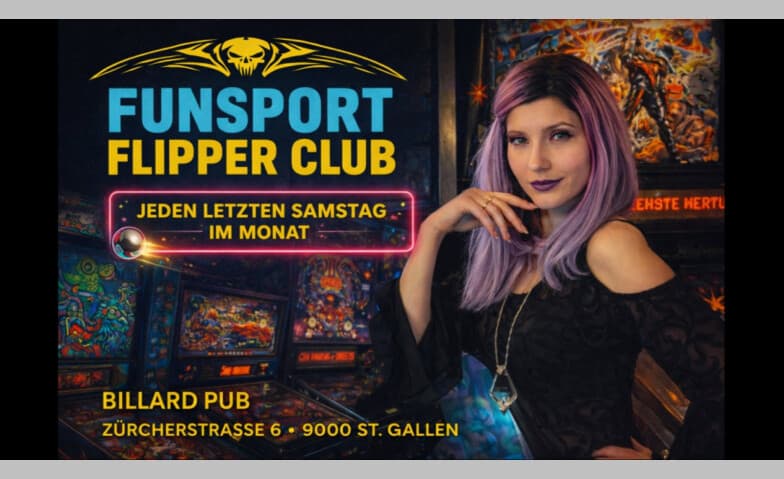 Flippern im Funsport Flipper Club