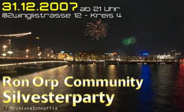 Ron Orp Community - Silversterparty