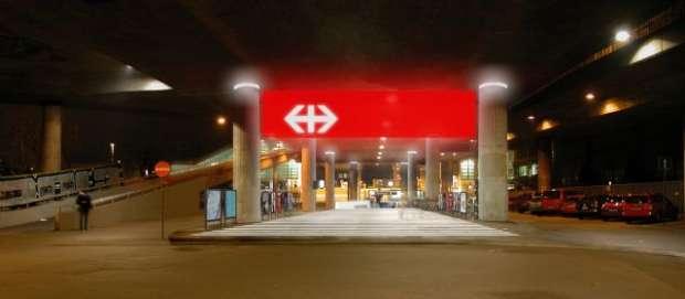 Boden im Bahnhof HARDBRÜCKE