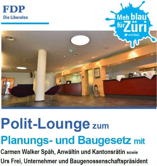 «Mieten staatlich verordnen?» - Polit-Lounge zur Revision des Planungs- und Baugesetz