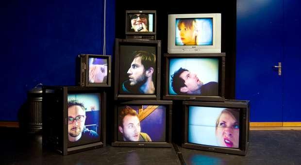 Fernseher für Theaterproduktion