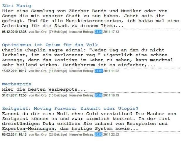 Ron, die selbsternannte Nummer 1?