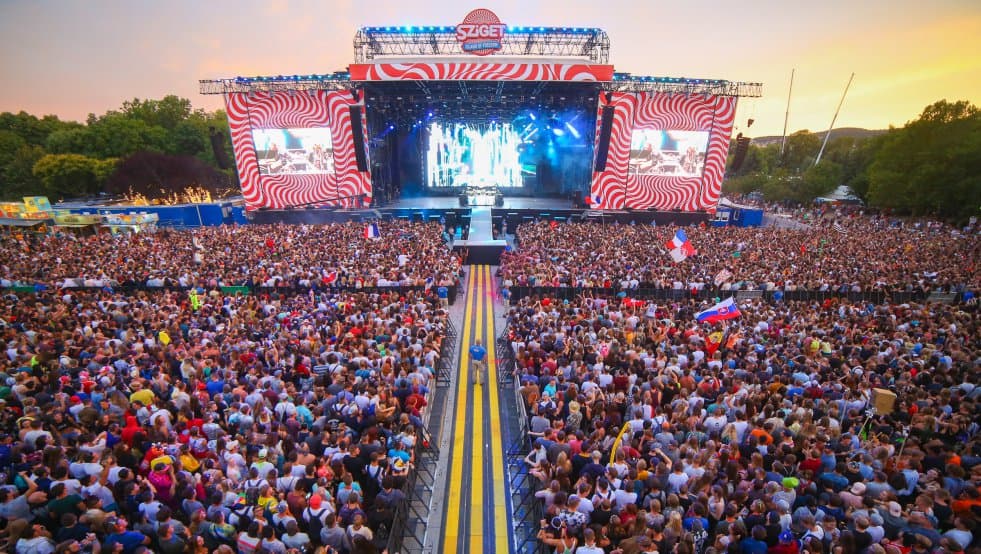 Sziget Festival im Herzen Budapests