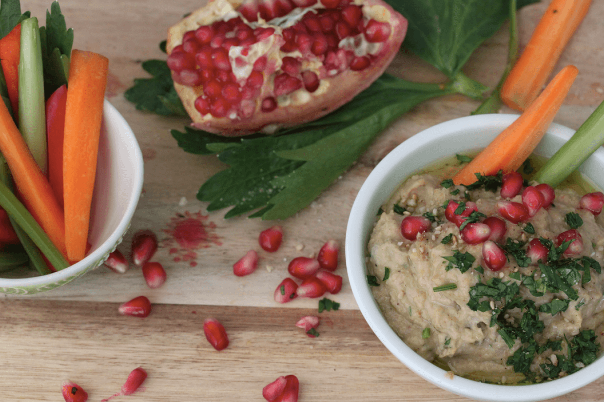 Hummus von roten Linsen