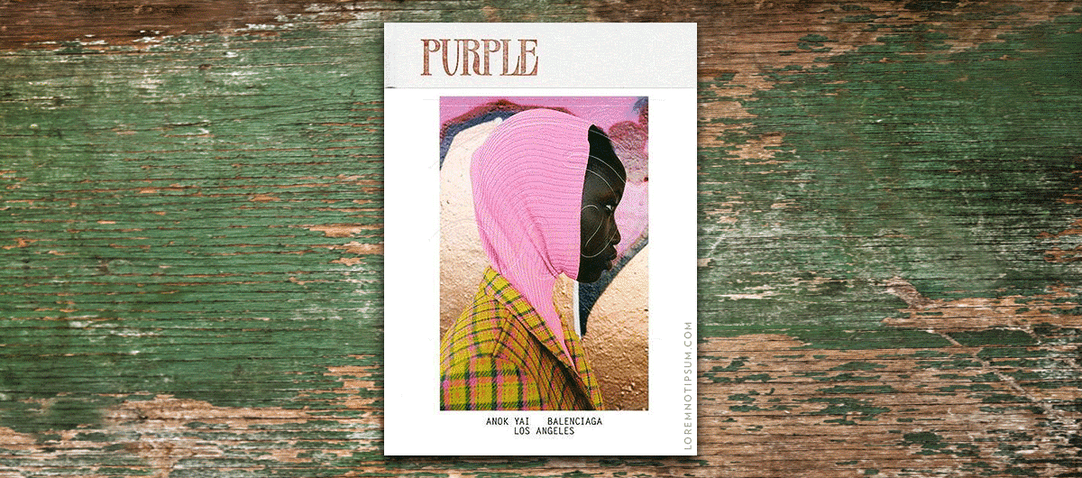Purple Magazine: Drei Kilo Kunst und Liebe