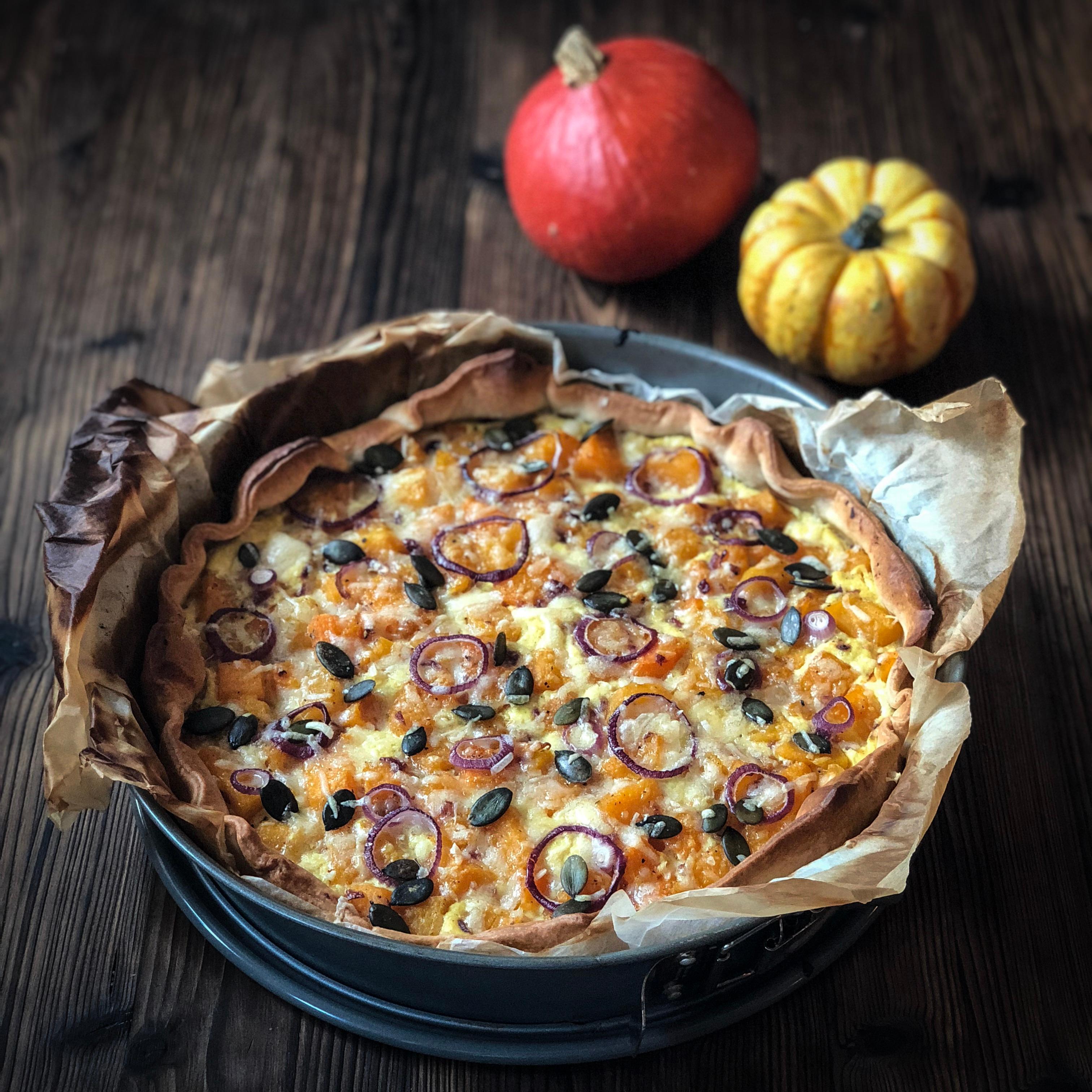 KÜRBISWÄHE MIT RICOTTA