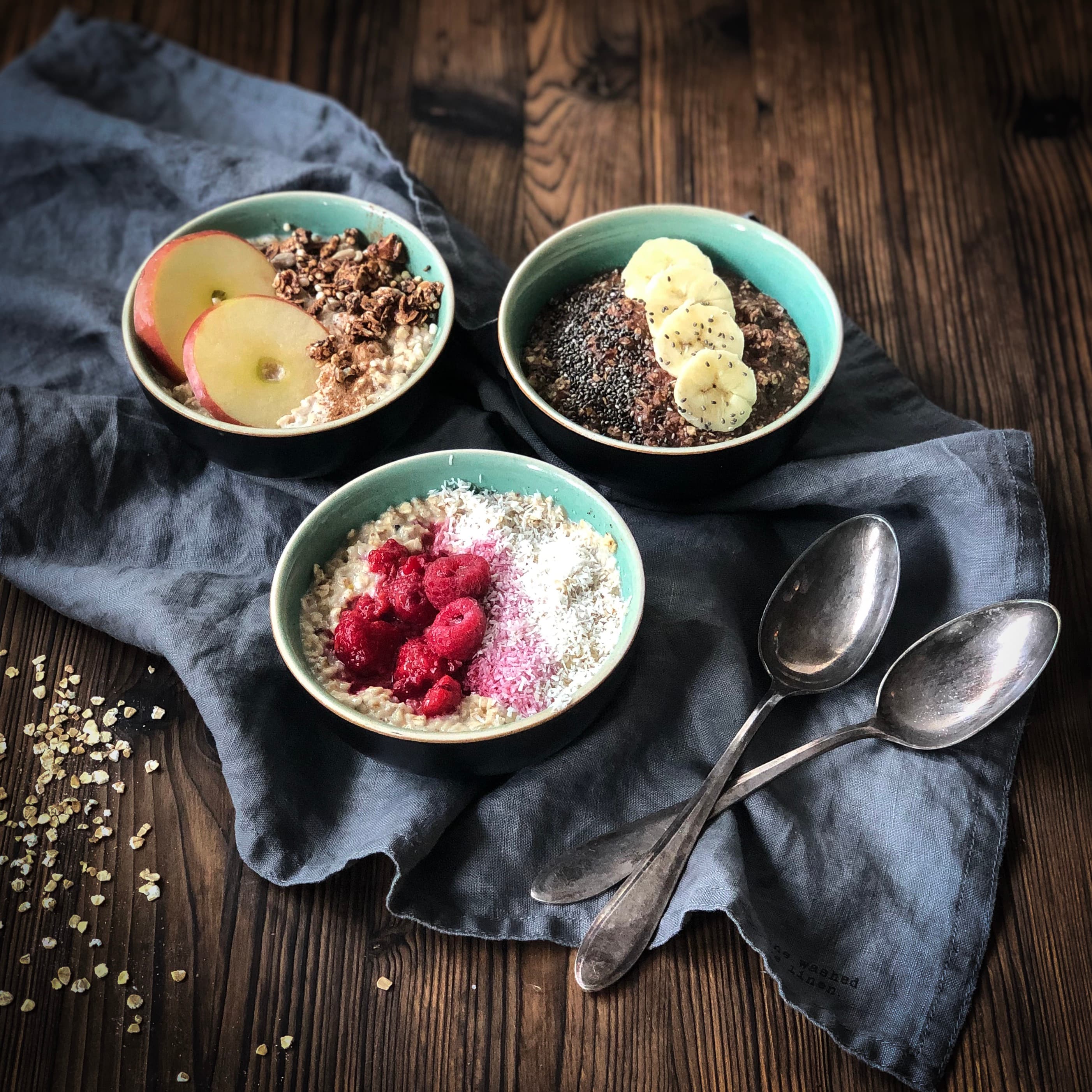 PORRIDGE – DREI VARIANTEN ZUM FRÜHSTÜCK