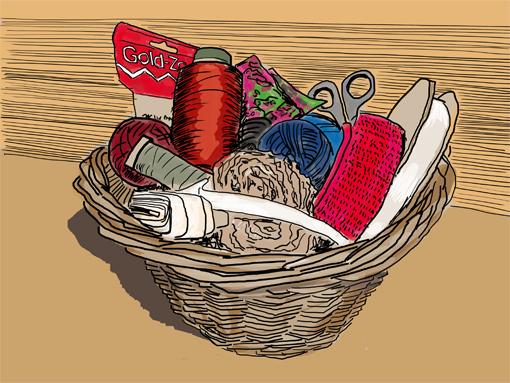 Von Mützen und Materialien: Kolumne von Ruth Loosli / Illustration von Monique Stadler