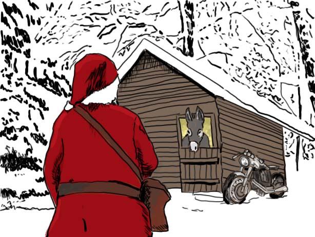 Nikolaus und NIkole: Kolumne von Ruth Loosli / Illustration von Monique Stadler