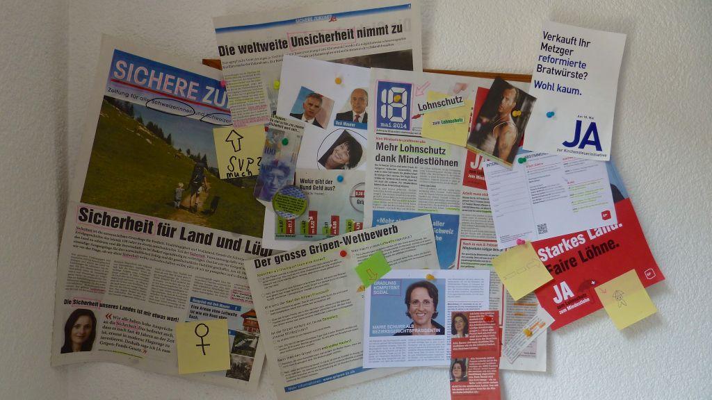 Politisches Marketing im Briefkasten