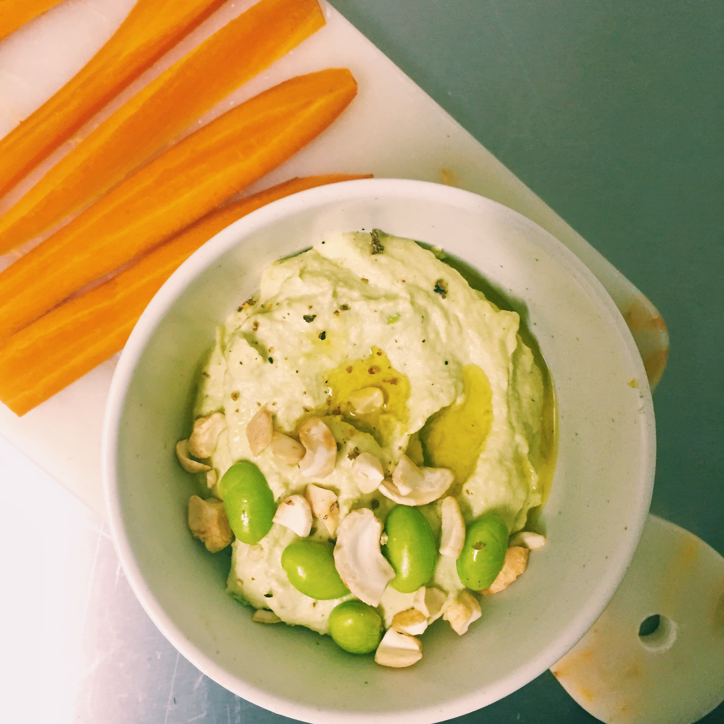 edamame hummus: quick and easy!