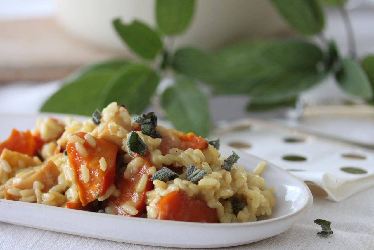 Risotto mit Kürbis & Salbei: "comford-food" für kalte Wintertage