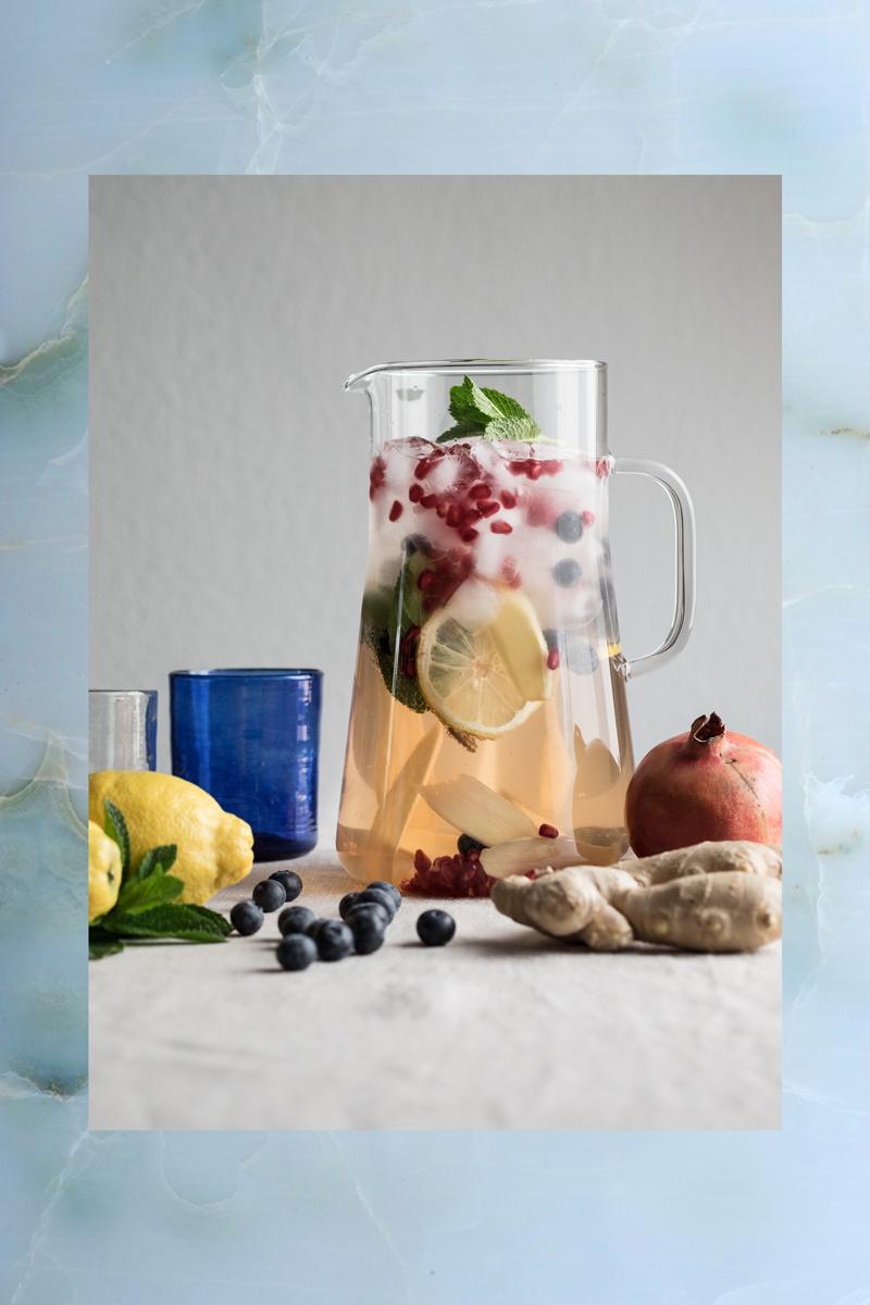Ingwer Granatapfel Limonade