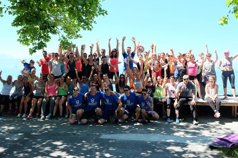 Un dimanche. Un lieu idyllique. Trois activités sportives.