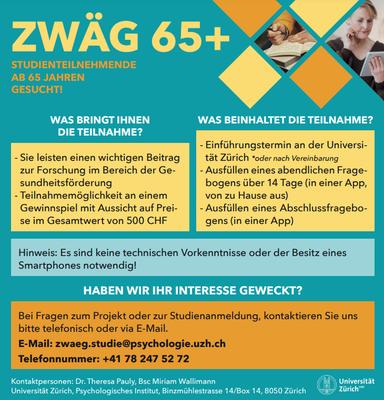 Profile photo of - Studie ZWÄG 65+