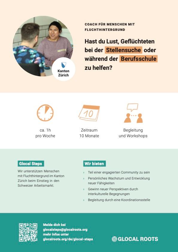 Werde ehrenamtlicher Coach bei Glocal Steps - 1