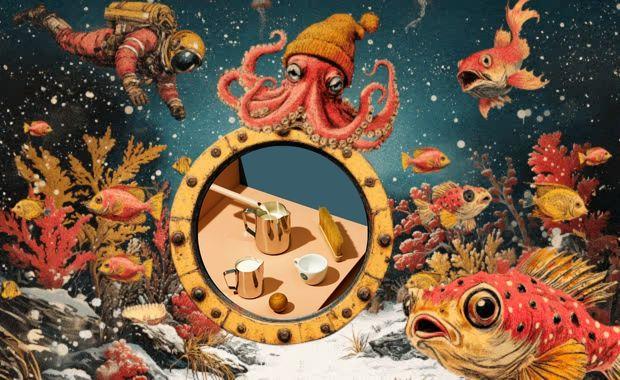 Januarlochkalender: Ein Schluck, aber eine ganze Welt