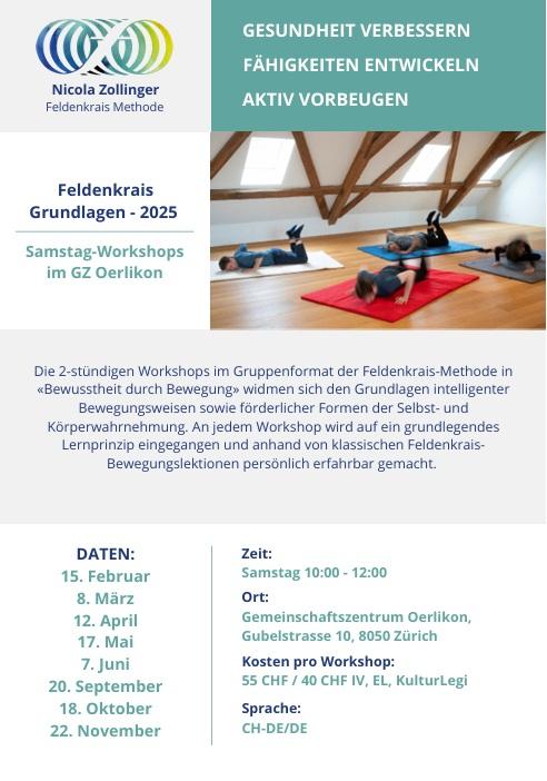 Feldenkrais Methode - Workshops 2025 - 1