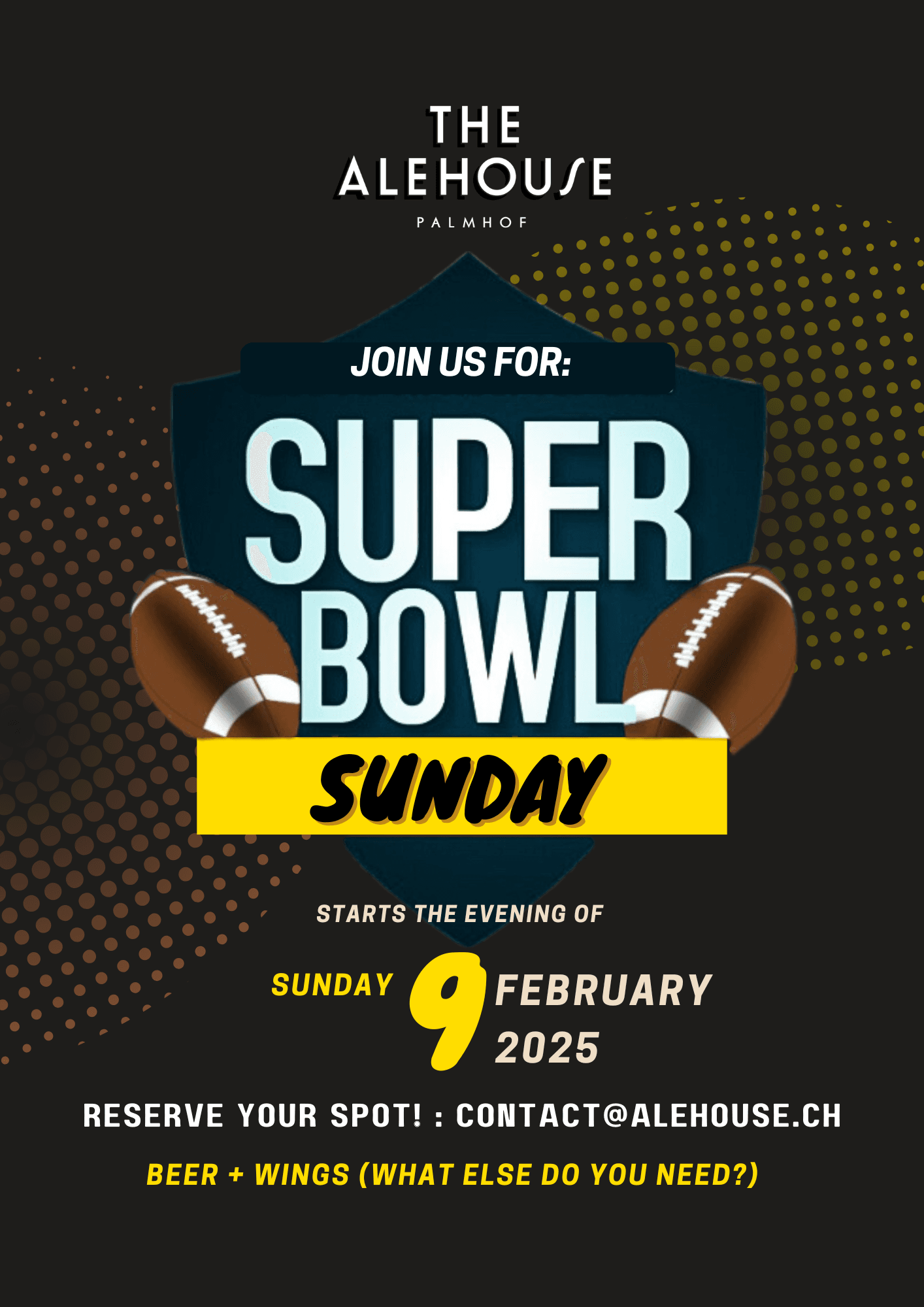 Super Bowl Live in Zürich Schauen