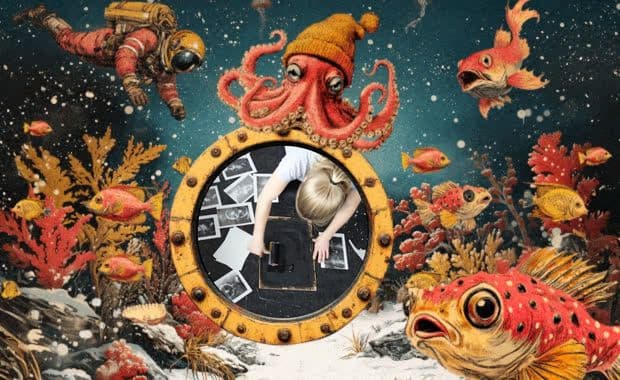 Januarlochkalender: Schule für Gestaltung