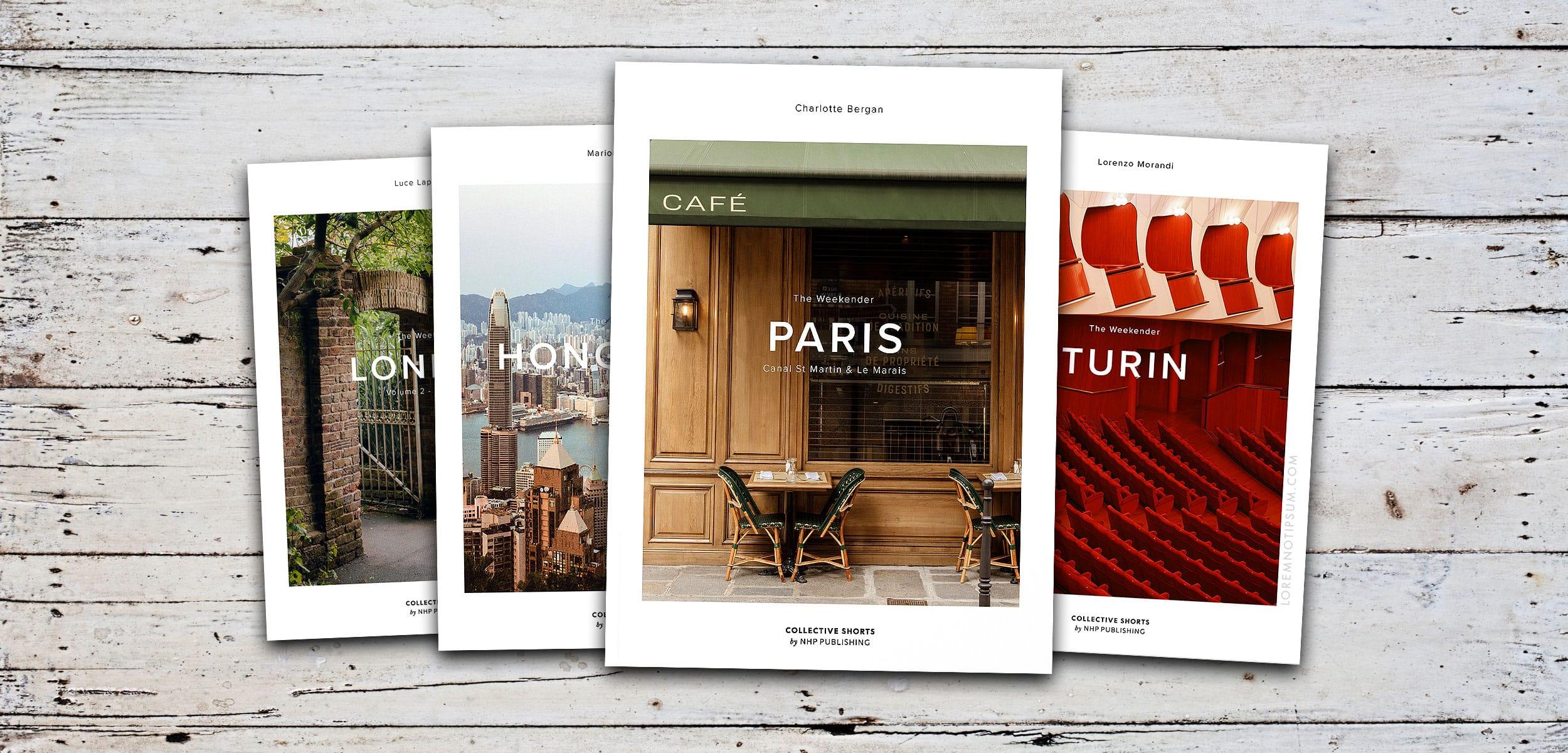 The Weekender Books: Paris, London, Turin und Hong Kong