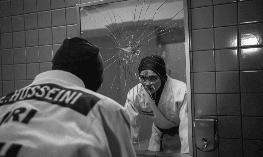 Tatami im Kino Nische