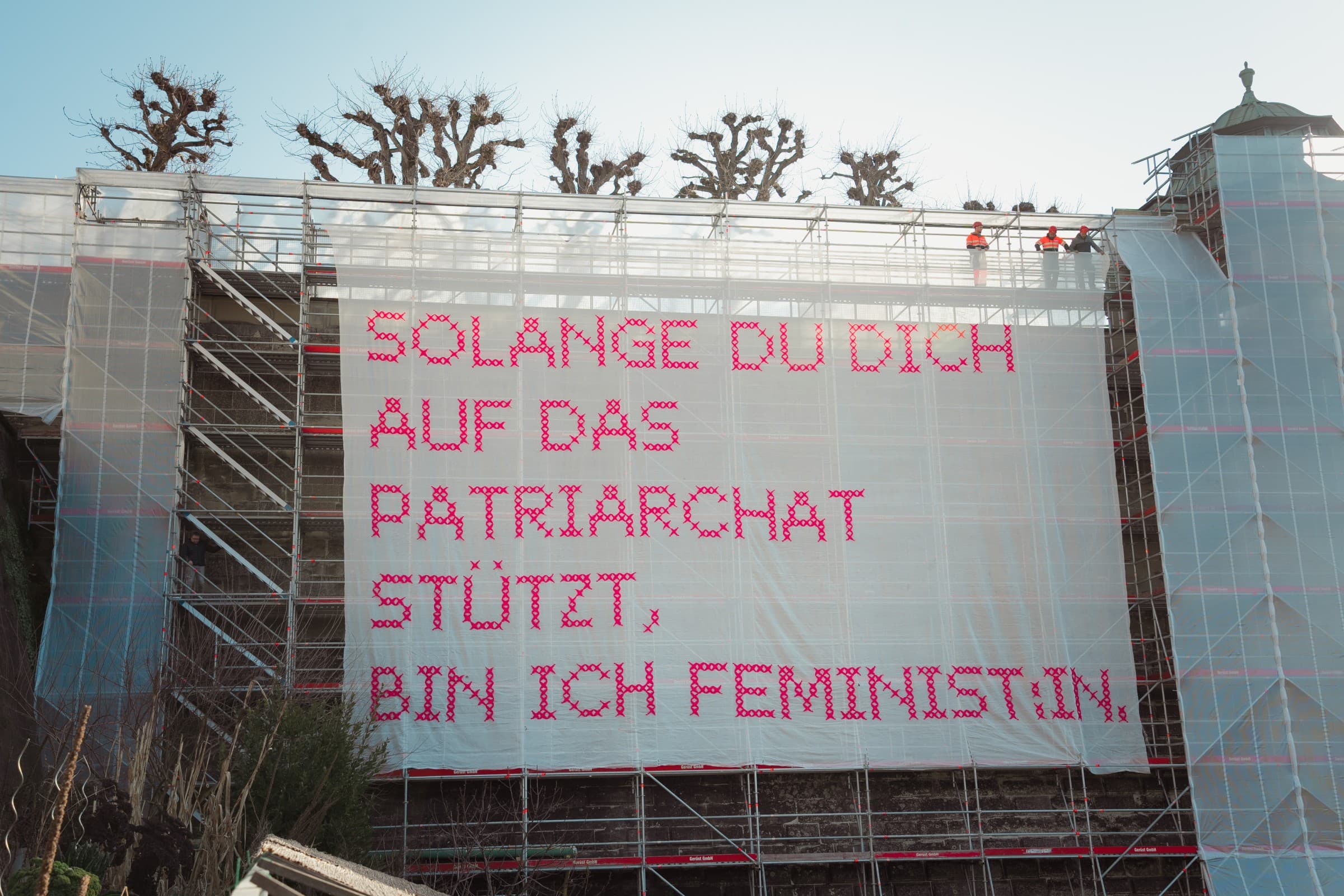 Feministische Kunst an der Münsterplattform