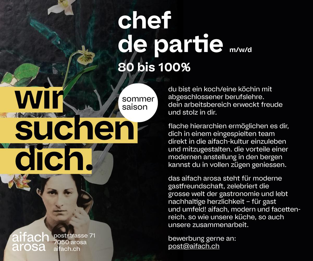 chef de partie in den bergen - 1