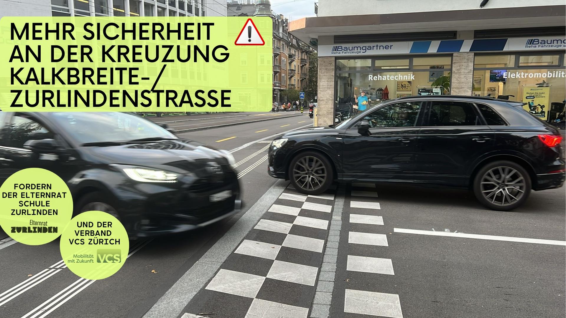 Gefährliche Kreuzung im Kreis 3