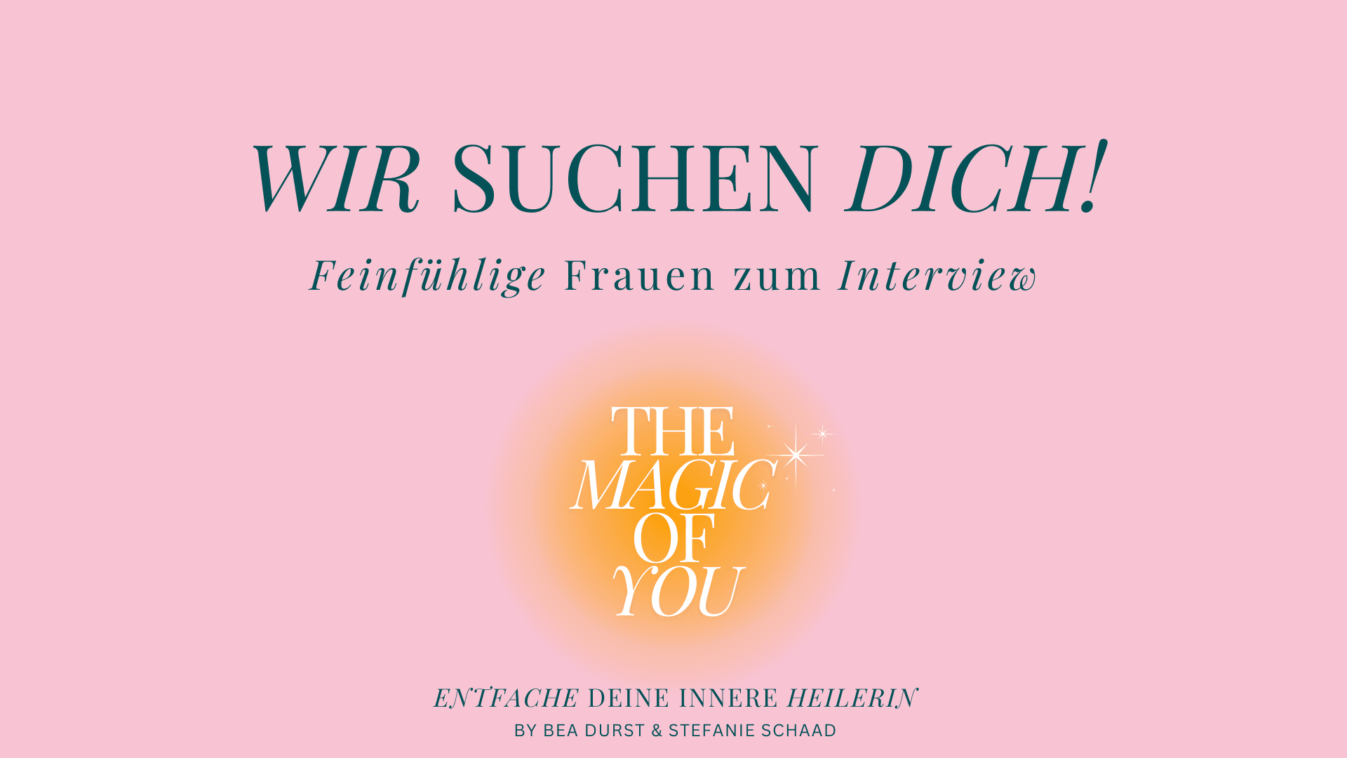 THE MAGIC OF YOU: Gestalte unsere Vision mit & erhalte eine kostenlose 45-Minuten-Session! - 1