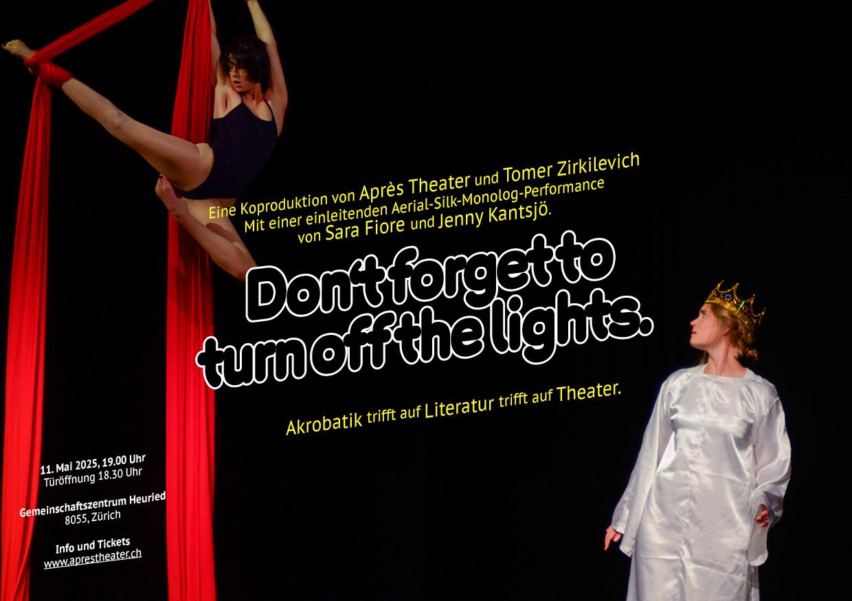Unsere neue Performance  "Don't Forget to Turn Off the Lights" - 3