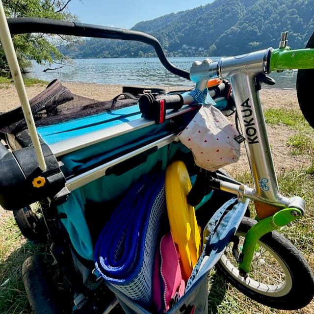 Kinderfahrrad Transporthalterung für Thule Chariot Anhänger - 1