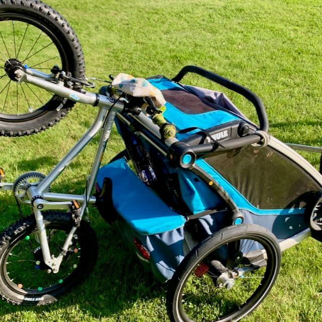 Kinderfahrrad Transporthalterung für Thule Chariot Anhänger - 2