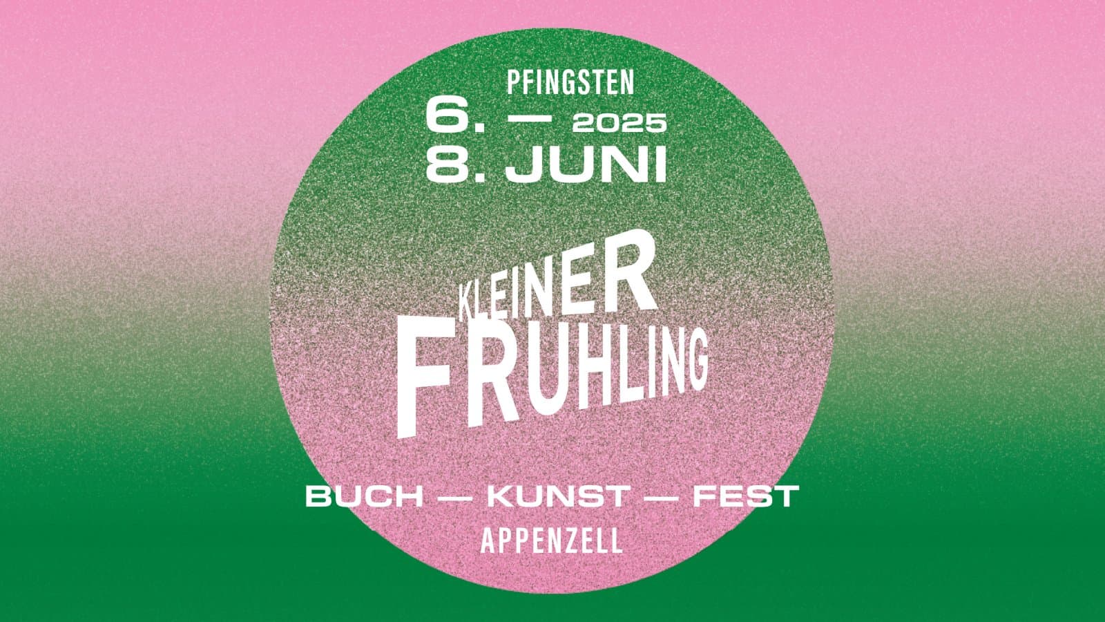 Kleiner Frühling: Literarische Pfingsten in Appenzell