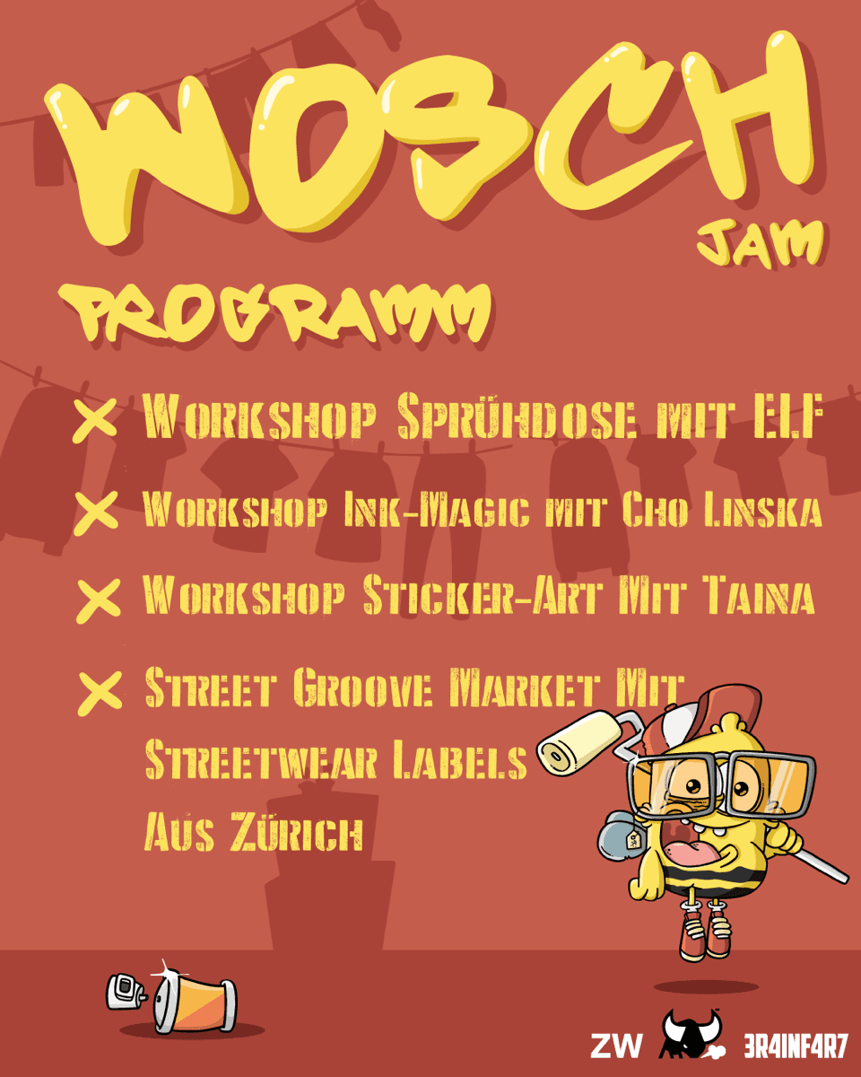 WOSCH JAM 2025 - Workshop Sprühdose mit Künstlerin ELFkunst - 1