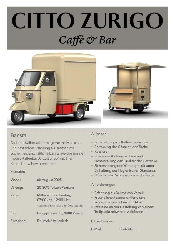 Barista für Citto Zurigo - 1