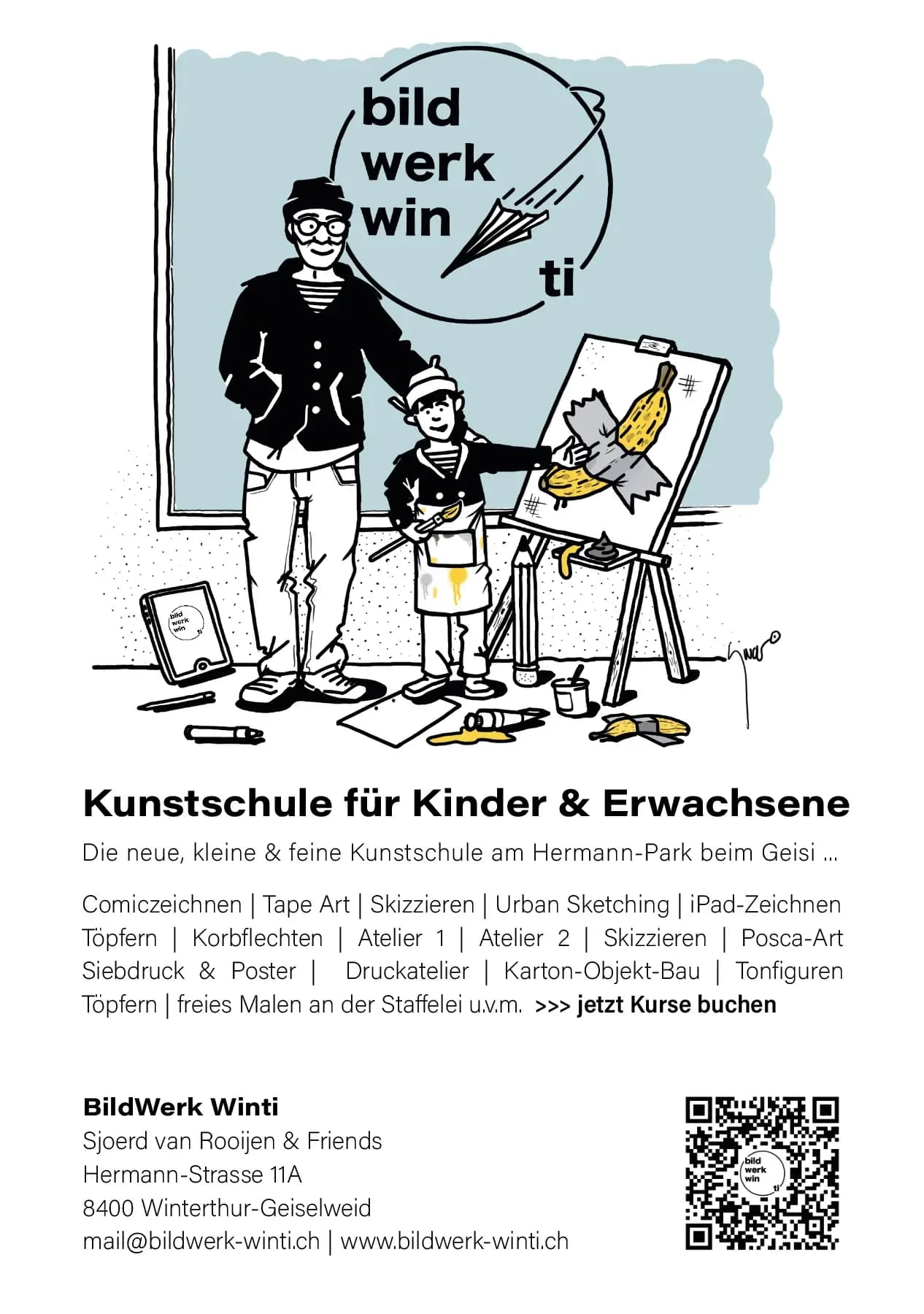 Zeichen- und Gedtaltungskurse für Kids - 2