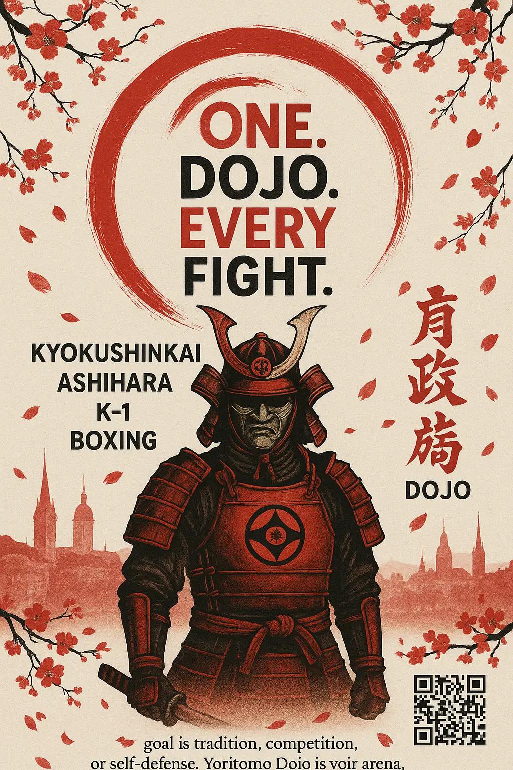 Forge Your Spirit. Kyokushinkai • Ashihara • K-1 • Boxing Yoritomo Dojo is your arena. - 1