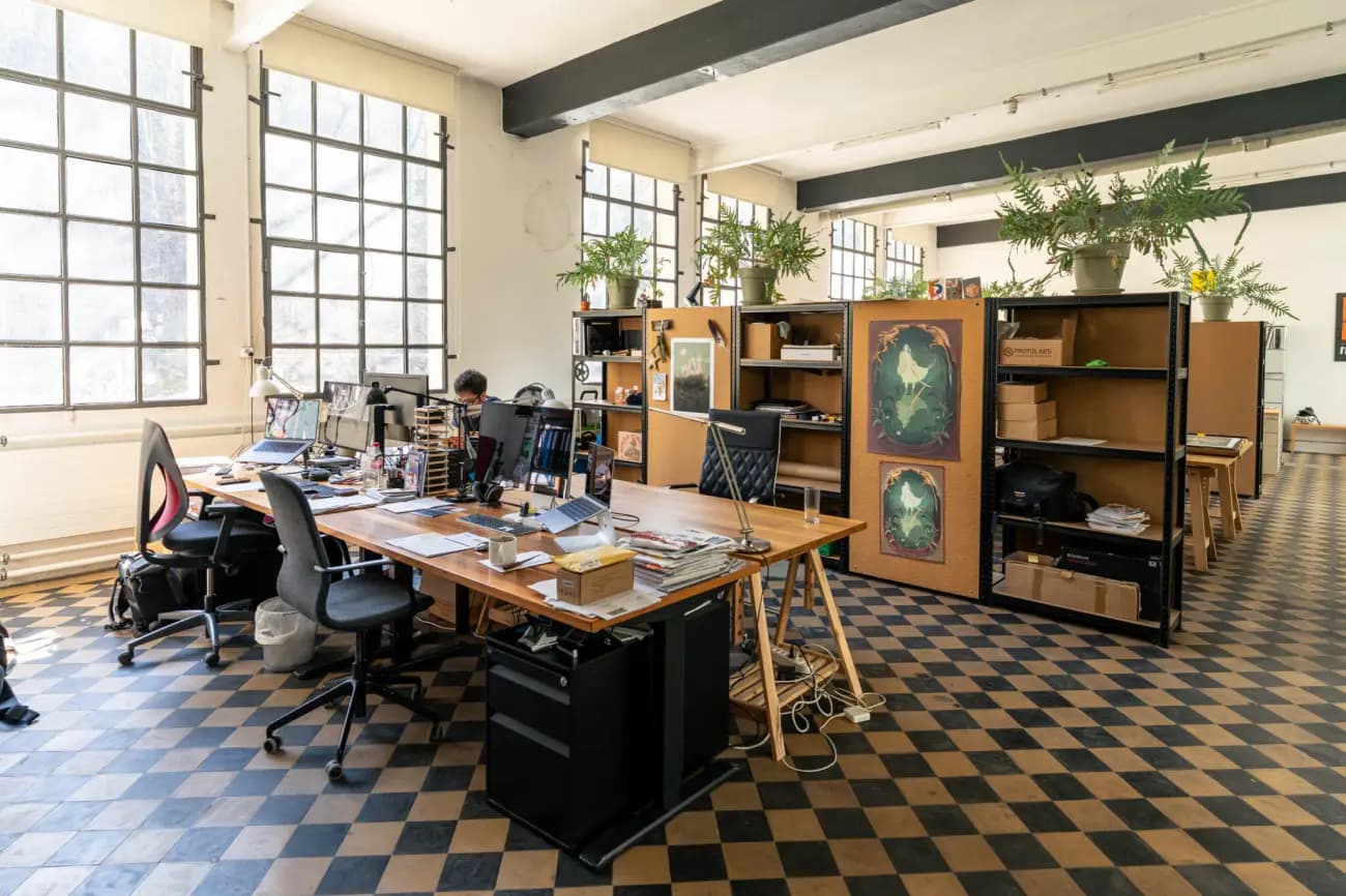 Arbeitsplatz in der Matte - 1