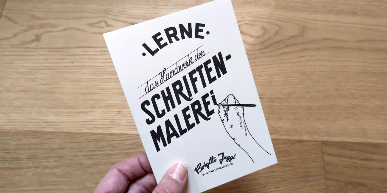 Lerne das Handwerk der Schriftenmalerei in verschiedenen Workshops - 1