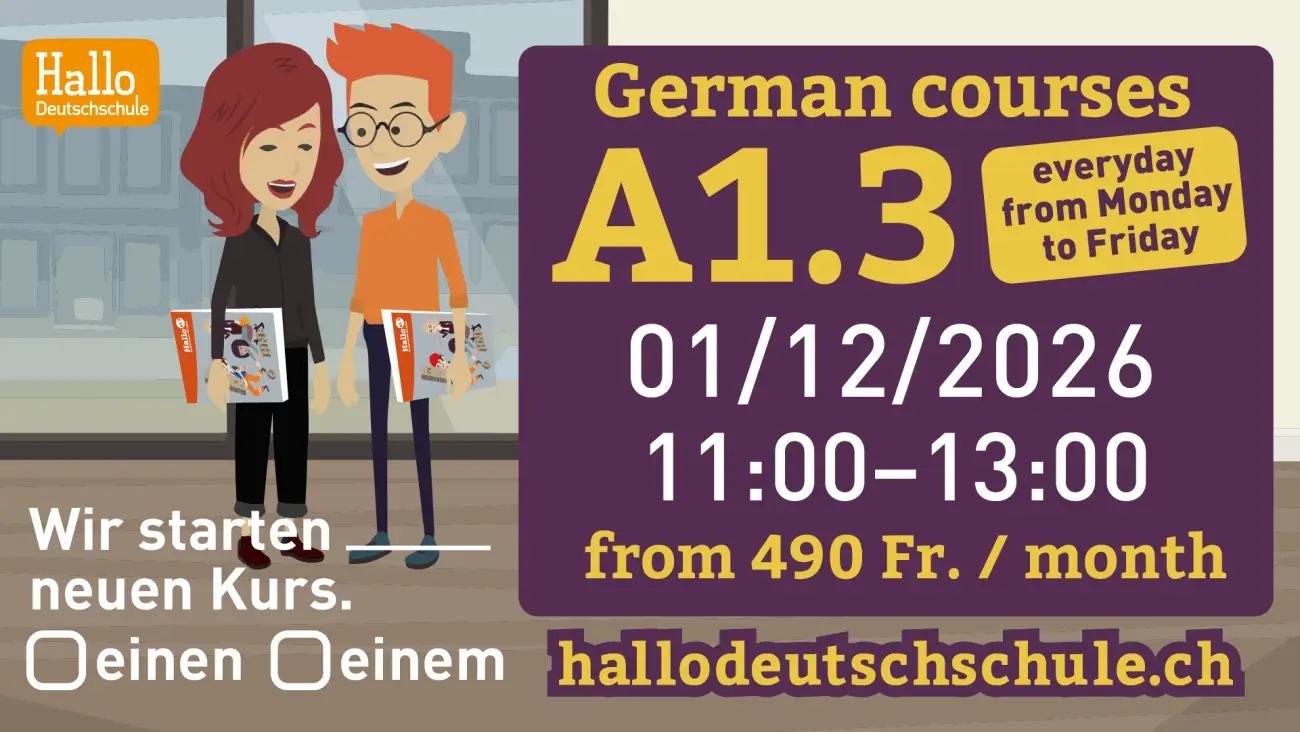 A1.3 German courses - 1